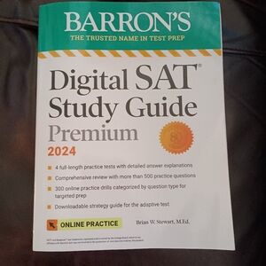 Barron's Digital SAT Study Guide Premium 2024